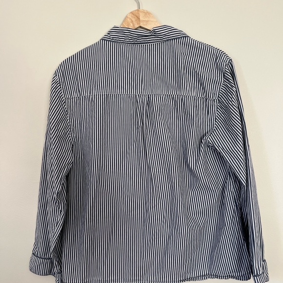 LAKE Women's Striped Pajama Set - navy and White - Picture 6 of 7